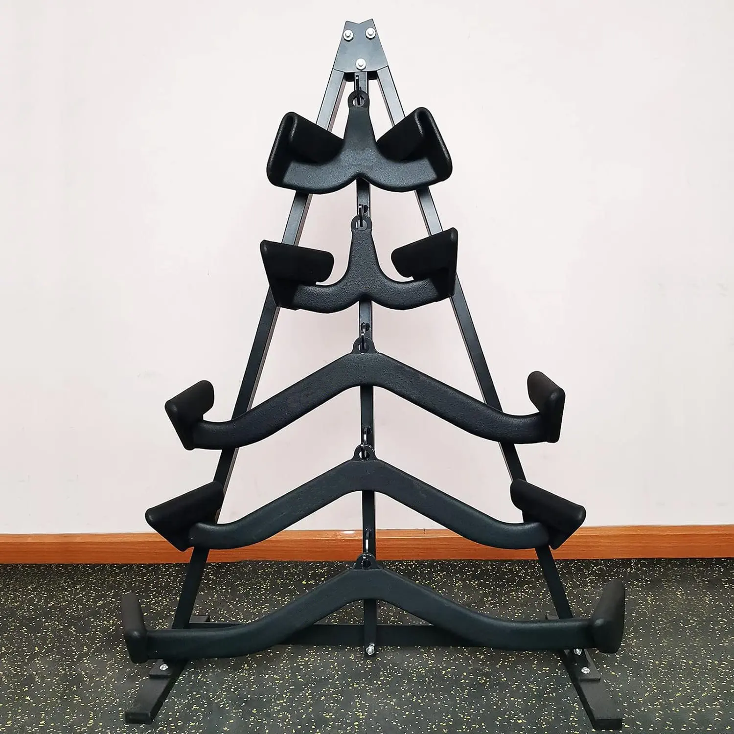 Gym equipment 5 piece LAT cable attachments pulldown bar back handles mag grips rack Pulldown Grip V Bar Lat Pulldown Attachment