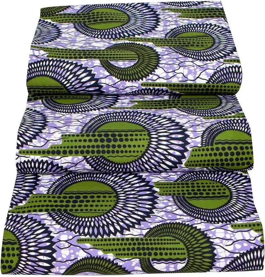 6 Yards Polyester Super Quality Golden Grand Wax Fabric African Wax Prints Gold Real Dutch Ankara Loincloth Panges New Arrival