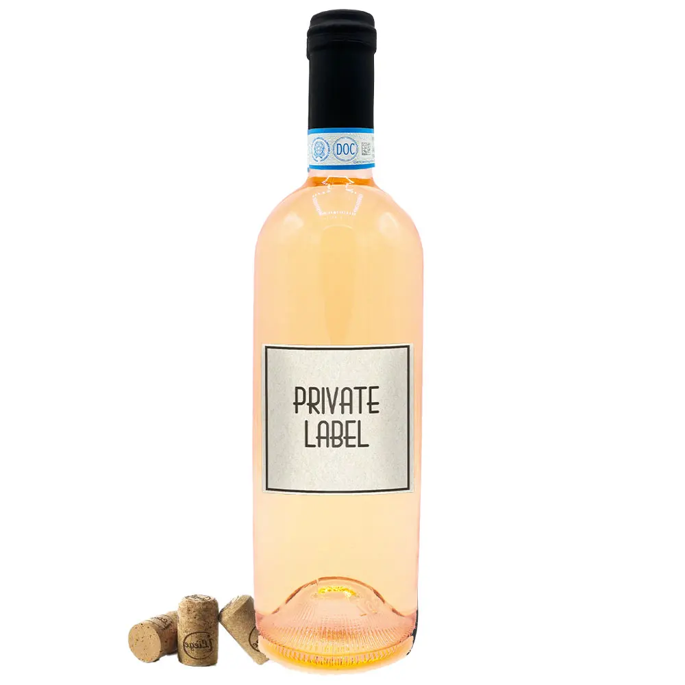 Pinot Grigio Blush DOC wine with personalized label for restaurant hotel corporate gadget ideas for Christmas gifts merchandisin