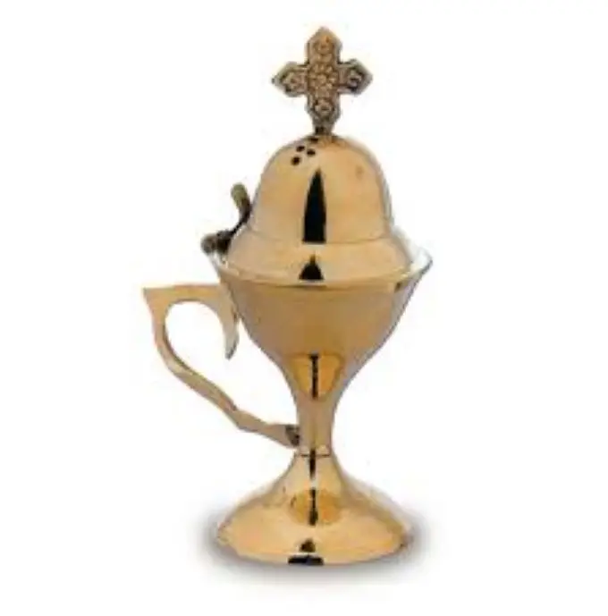 Brass Classical Incense Burner Church Supplies Catholic Incense, Burners, and Holders