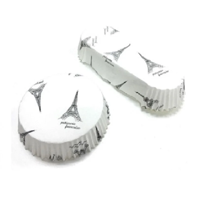 Custom Printing Design Oval Cupcake  Cup Baking Paper Cup