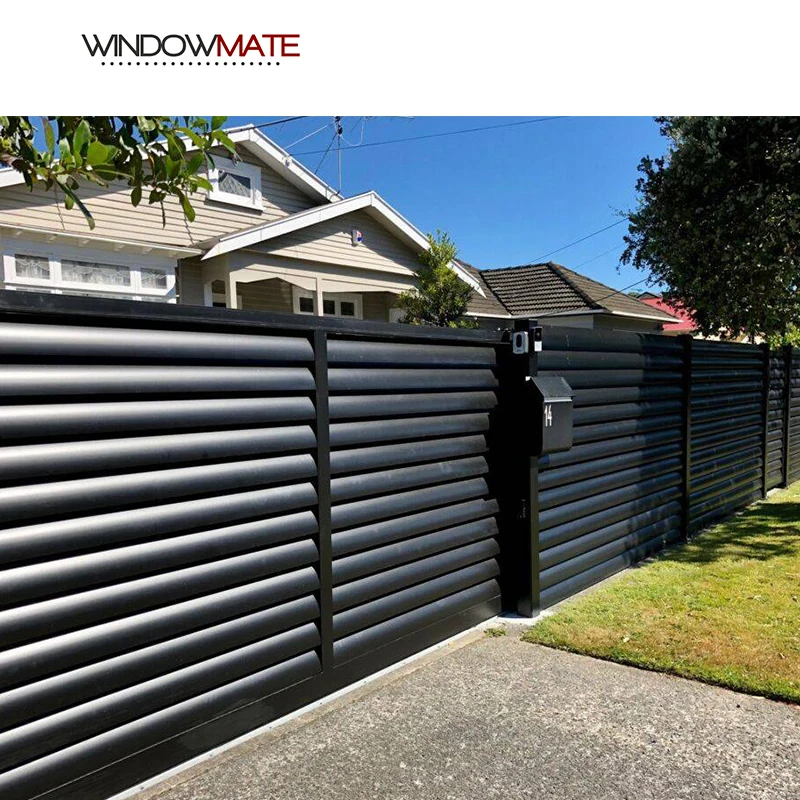 Modern house aluminium louver gate and fences