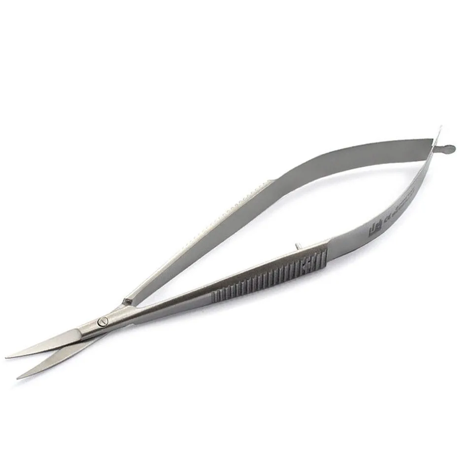 High Quality Dental Castroviejo Micro Noyes Scissor Curved Micro Surgical Instruments Stainless Steel