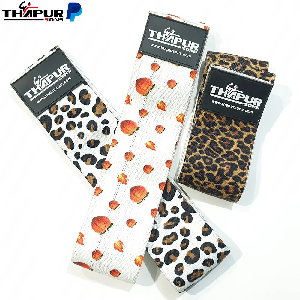 Heavy Resistance Gym Fitness Exercise Bands Set ABS Yoga Stretch Glute Bands for Booty Training with Custom Logo Loop Hip Bands