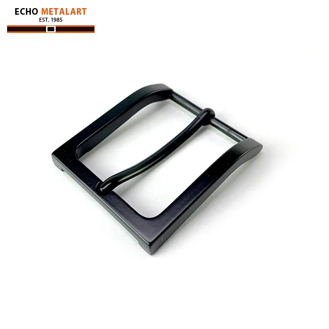 black belt buckle 40mm brass