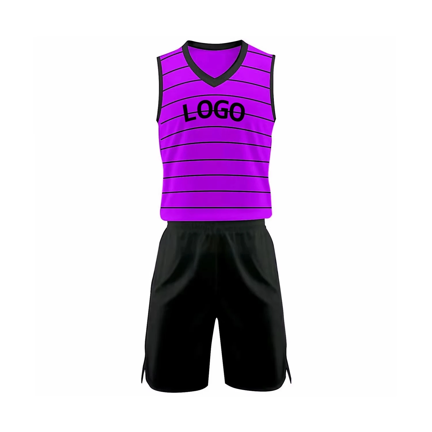 College Basketball Uniform Set Wholesale Bsci Sportswear Custom Design Player Name Number and logo Factory Production