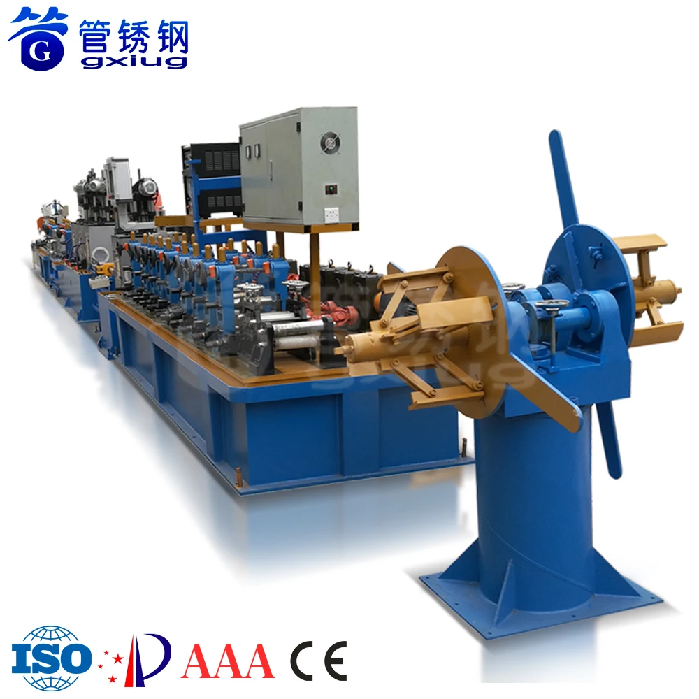 GXG Technology Gold Suppliers Stainless Steel Industrial Pipe Welding Machine Used For Production Water Tubes