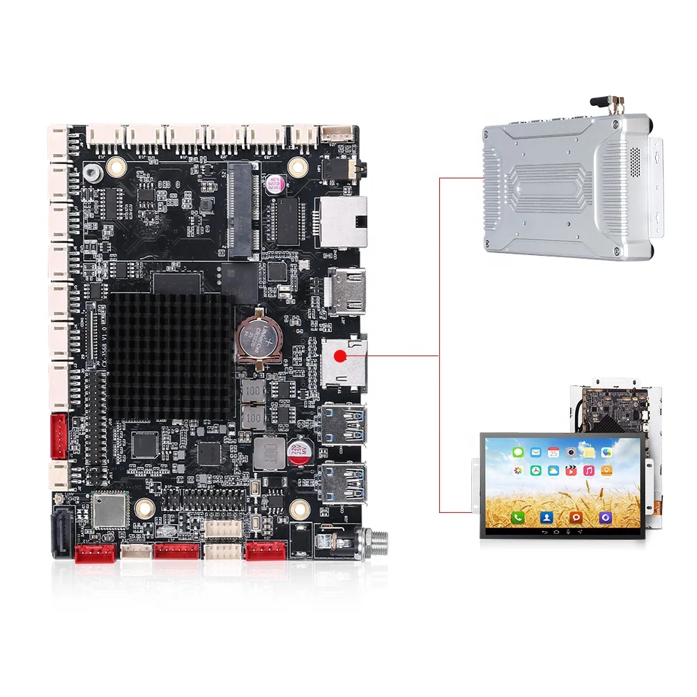 Rockchip RK3568 Mainboard Android12 MIPI LVDS Display Industrial Motherboards for Digital Signage Commercial