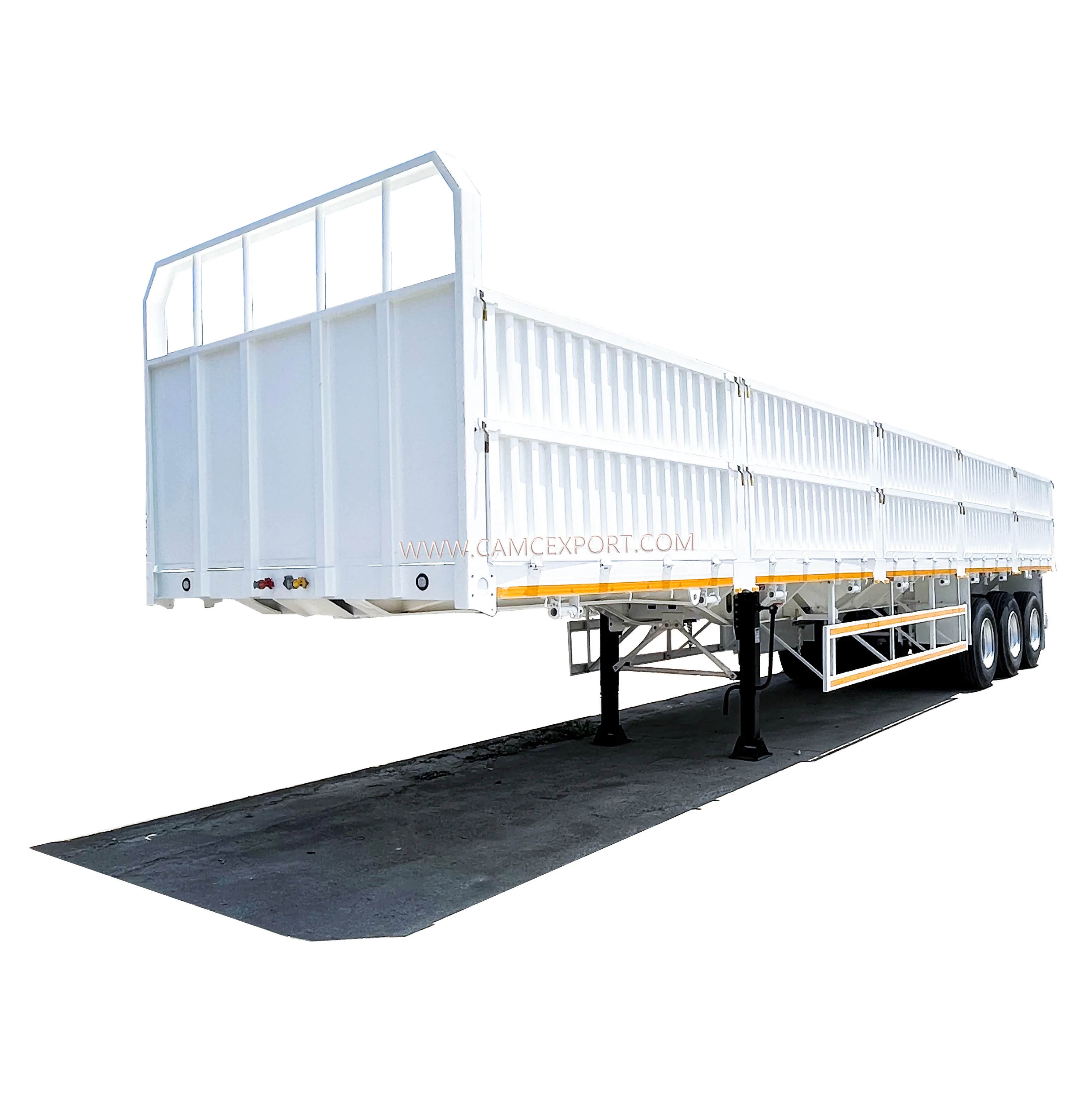 CAMC high-side fence cargo trucks weatherproof and long-distance journey van-type semi-trailer
