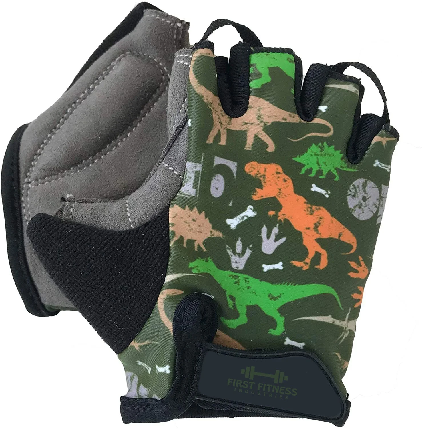 kids Sublimation Cycle Gloves For Out Door Cycling