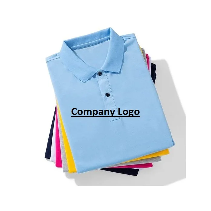 100% Cotton Sublimation Blank Golf Polo Shirts Plus Size Customized Company Logo from BD for Business Occasions