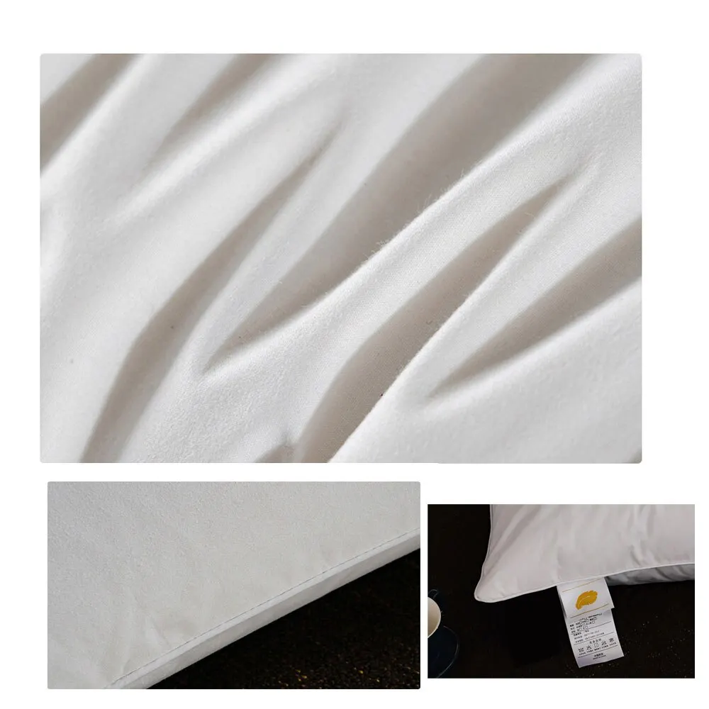 100% Goose Feather Stuffing Pillows Core Square Rectangular Down Pillow Sleeping Neck Protection Bed Pillow