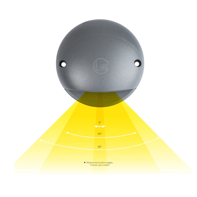 Side View Recessed Outdoor Waterproof Deck Lamp SS316 IP67 Waterproof Inground Light Underground Light