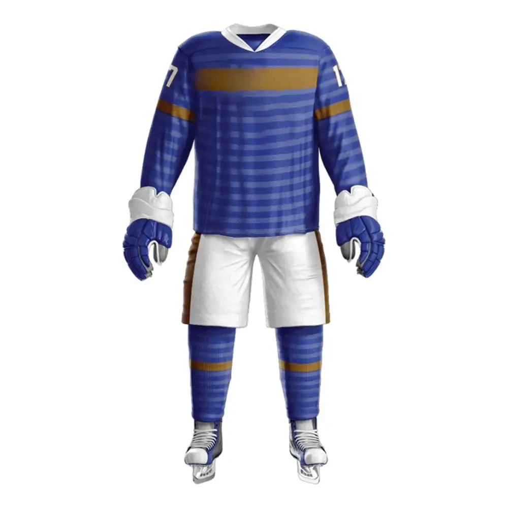Custom Made New Design Hockey Uniform Hockey Best Style For Men Ice Hockey Uniform