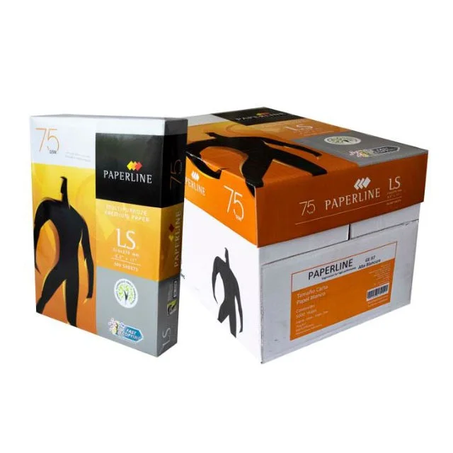 Good Quality Cheap 80gsm Paperline / Paperbase Gold A4 Copy Paper for sale