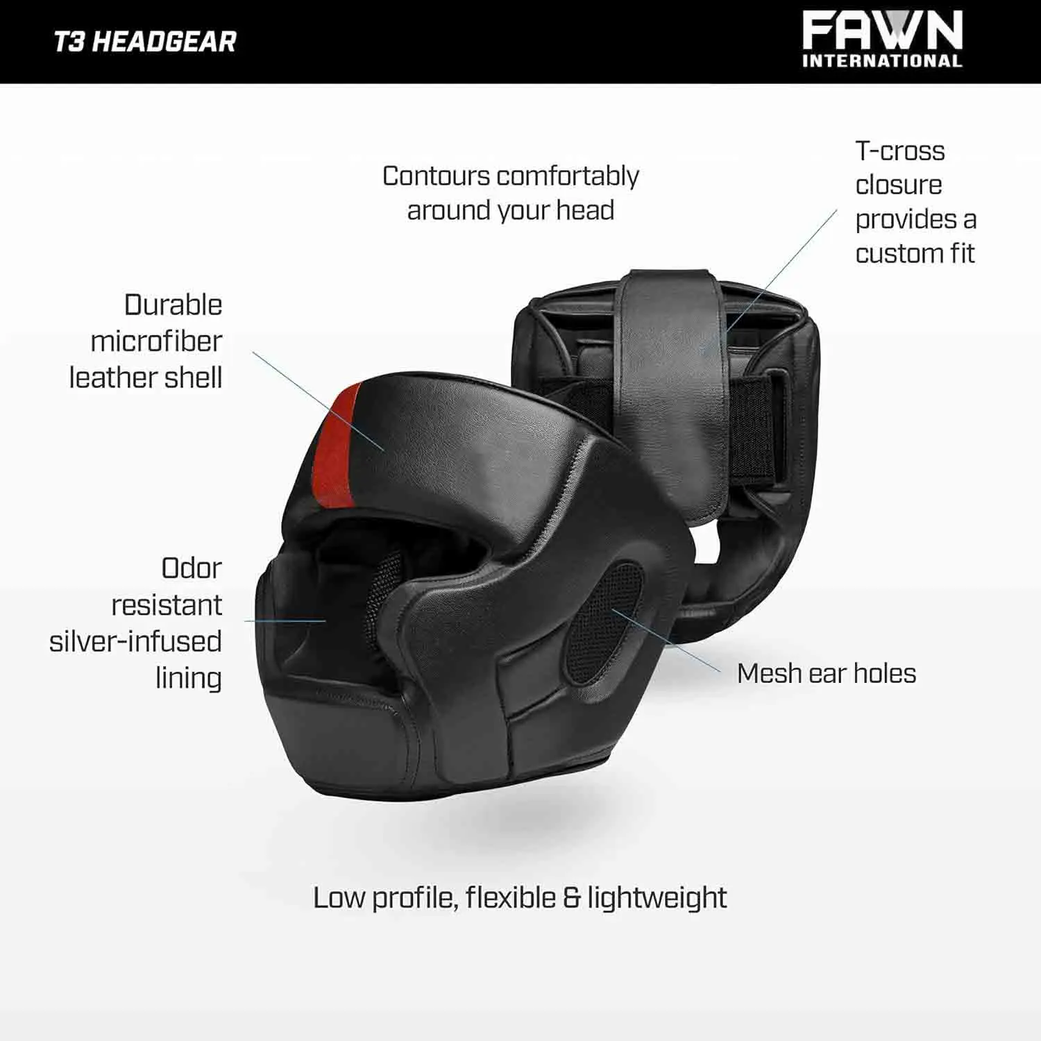 Head Guard helmet Leather MMA Training Headgear customized