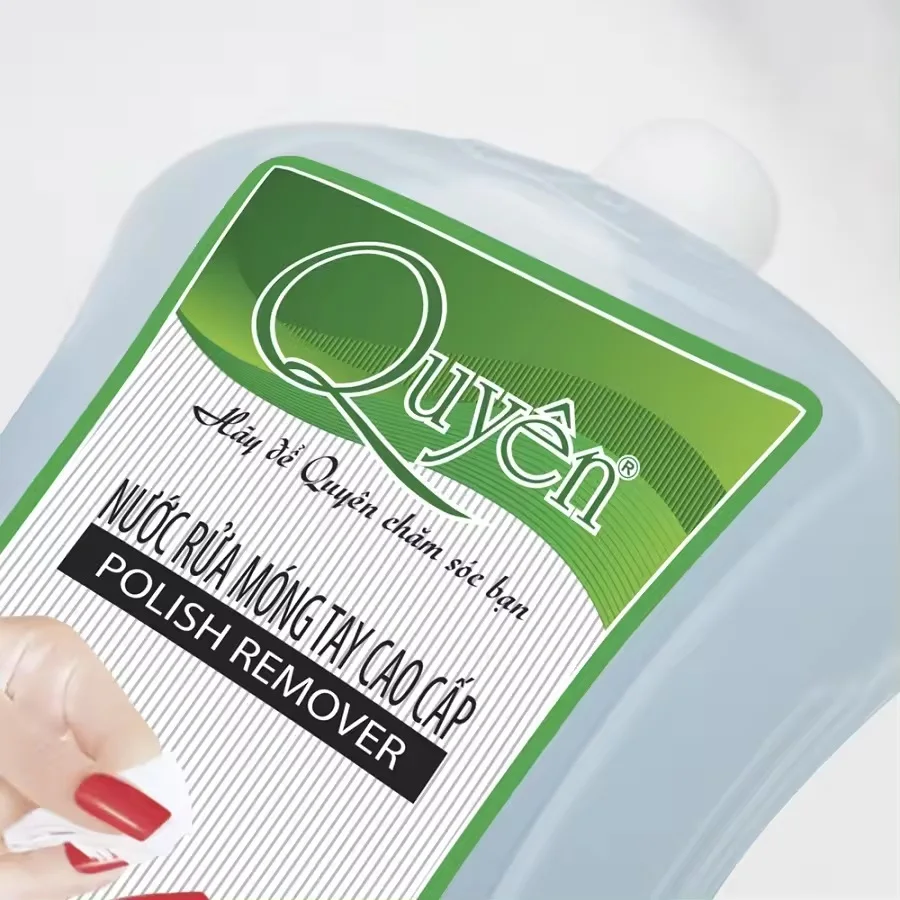 Scent Nail Polish 1000ml Perfumed White Plastic Remover Nail Polish Remover Acetone Free Quyen Beauty AC1H2