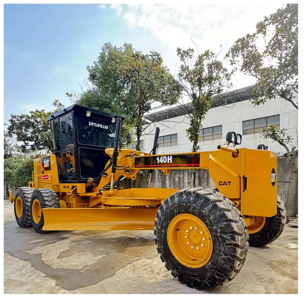 Top Sales Used CAT 120H Motor Grader Fairly Used Machinery for Cheap Price 140k Fairly Used Grader