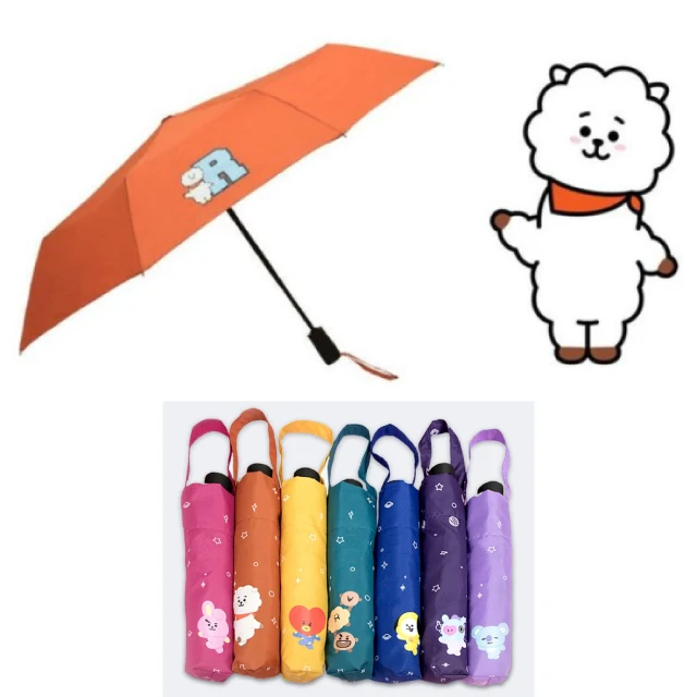 Bts BT21 Character Universe Ultra Light Non-Automatic Umbrella kpop fan promotion store for kpop Korean musician goods handy