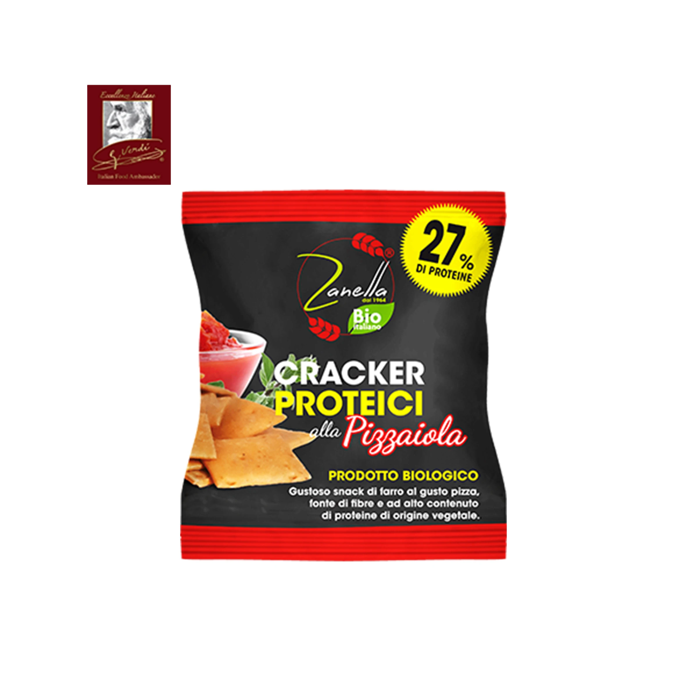 Органические 27% протеиновые крекеры, 25 г