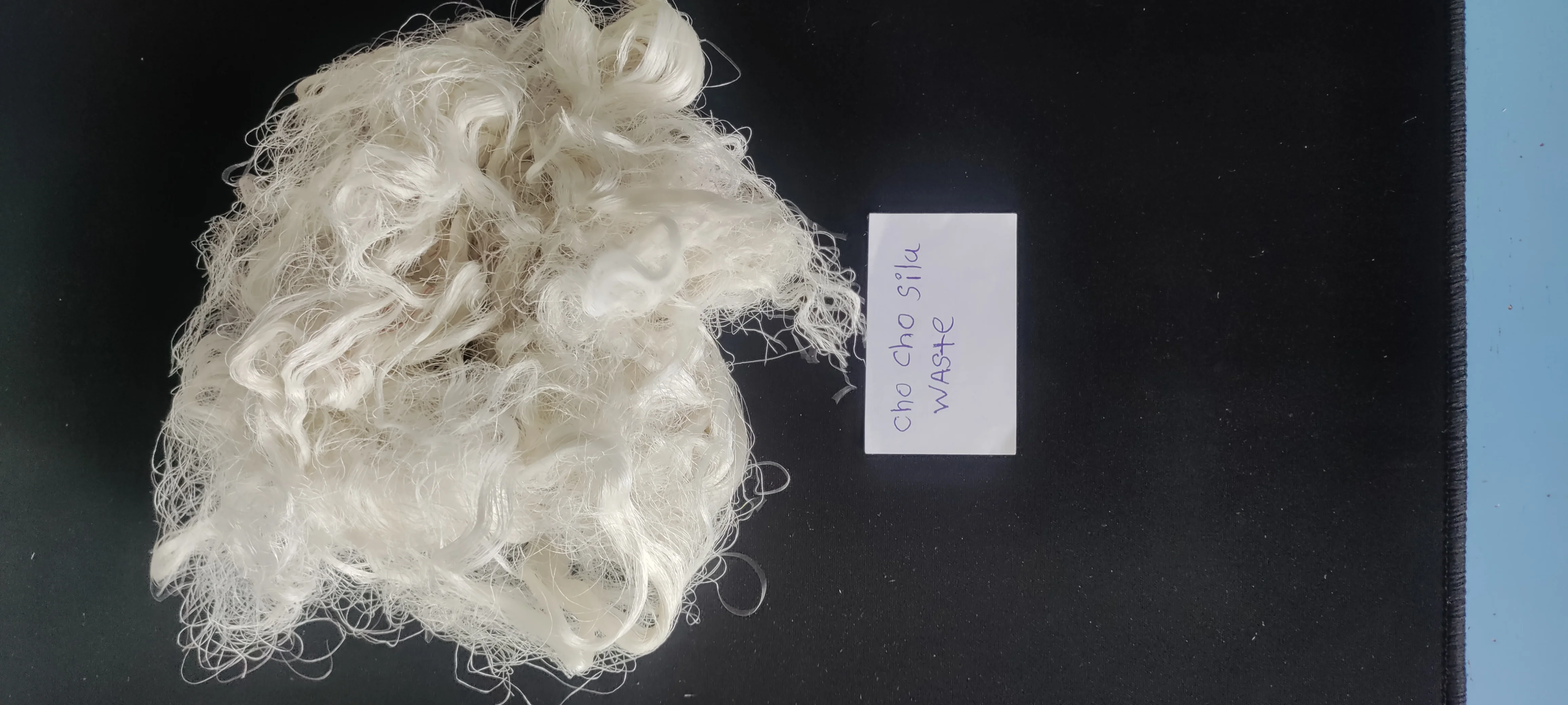 100% natural silk fiber floss ideal for spinners and weavers suitable for textile spinning , ideal for resale