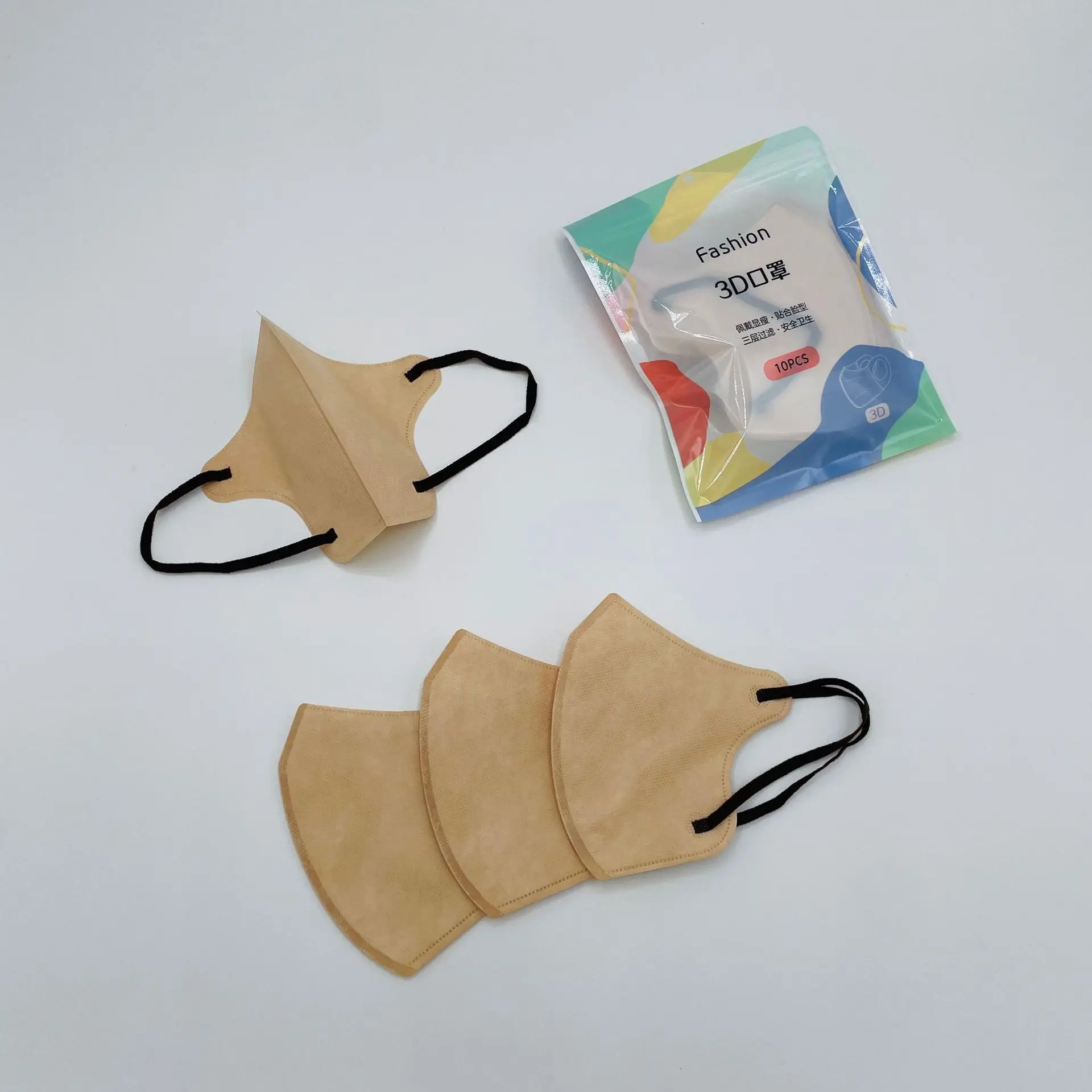 OEM Disposable 3 D Cute Cartoon DuckBill Masker Customize Protective 3 Ply Colorful Kids Non Medical 3D Duck Bill Face Mask