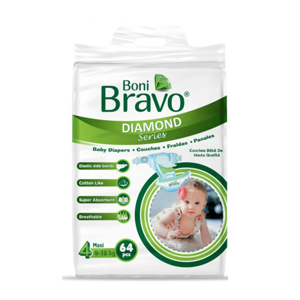 Baby Diaper Flexible Side Strip Super Absorbent Layer Soft and Cotton Double Leak Proof Barrier High Absorbent Wetness Indicator