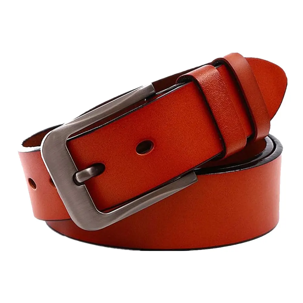 New Style Leather Belt Manufacturers Selling Mans Genuine Leather Belt Luxury Adjustable Leather Belt Men