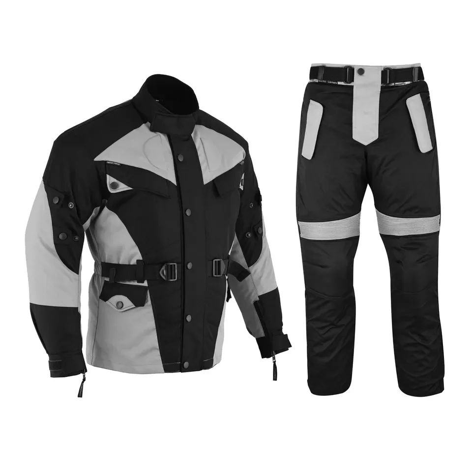 Latest Design Motorcycle Suit Motorbike Cordura Pant and Jacket Motorcycle Race Suite Rain Suits Sets Custom Size Adults
