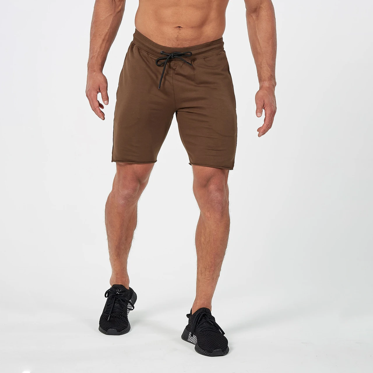 Wholesale New Style Custom Logo Men Blank Workout Sweat Shorts Two Pocket 100% Organic Cotton Fleece Fabric Hemp Shorts For Men