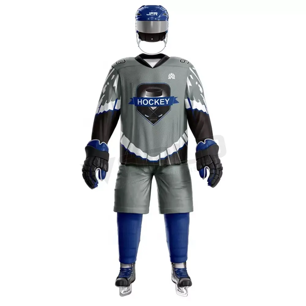 Custom Logo Sublimation Ice Hockey Jerseys Wholesale Latest Design Ice Hockey Uniform Top Sale Team Uniform