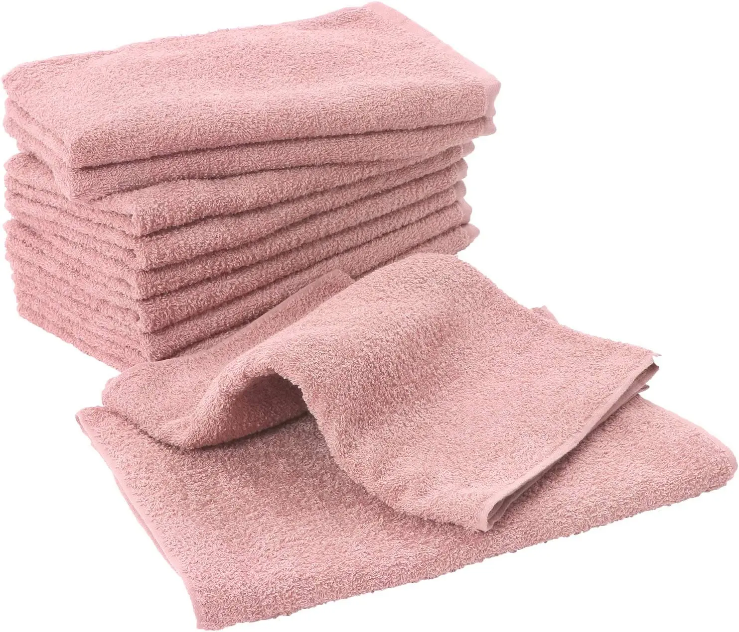 [Wholesale Products] HIORIE Osaka Senshu Reasonable Towel Made in Japan 100% Cotton Hand Towel Face Towel 34*90cm 300GSM Pink
