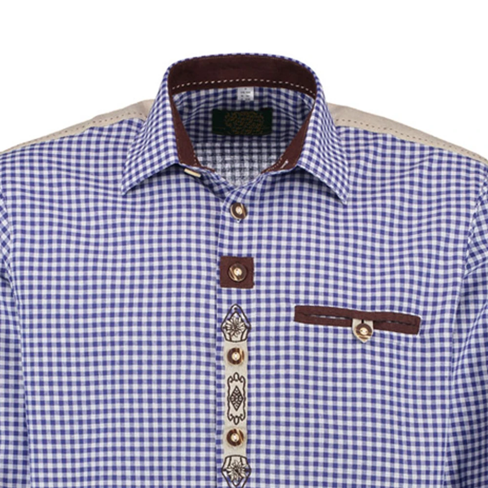 Wholesale Best Supplier Custom Design Men Bavarian Shirt / New Arrival Fashionable Adult Size Men Bavarian Shirt