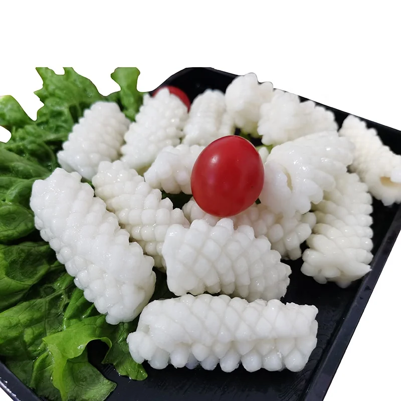 
Factory direct sale high quality clean frozen squid flower 