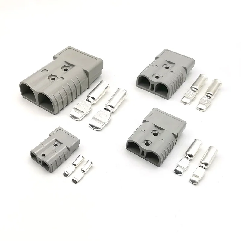 Высокоточный двухполюсный разъем для аккумулятора 600 В, 50 А, а, разъем в стиле Андерсон для автомобиля, фургона, мотоцикла