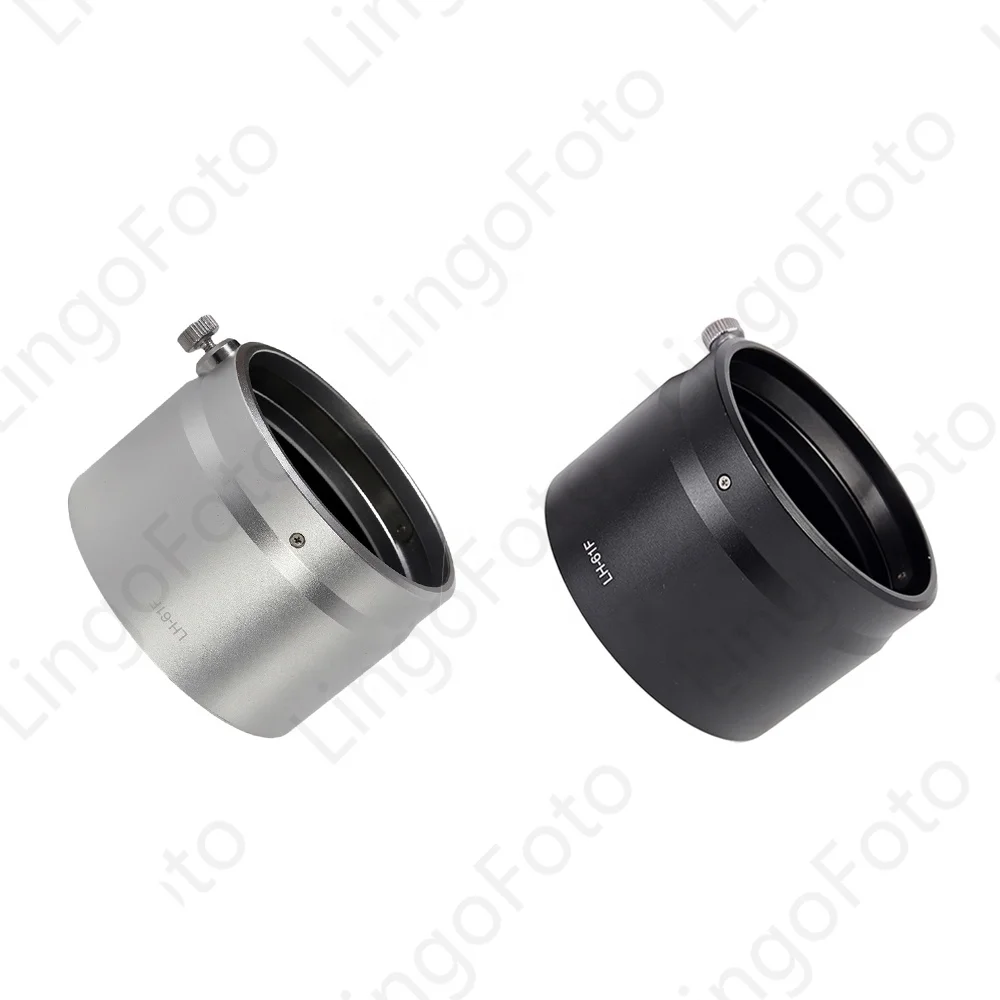 Metal Lens Hood 58mm Protector for OLYMPUS M.ZUIKO DIGITAL ED 75mm F1.8 Replaces LH-61F