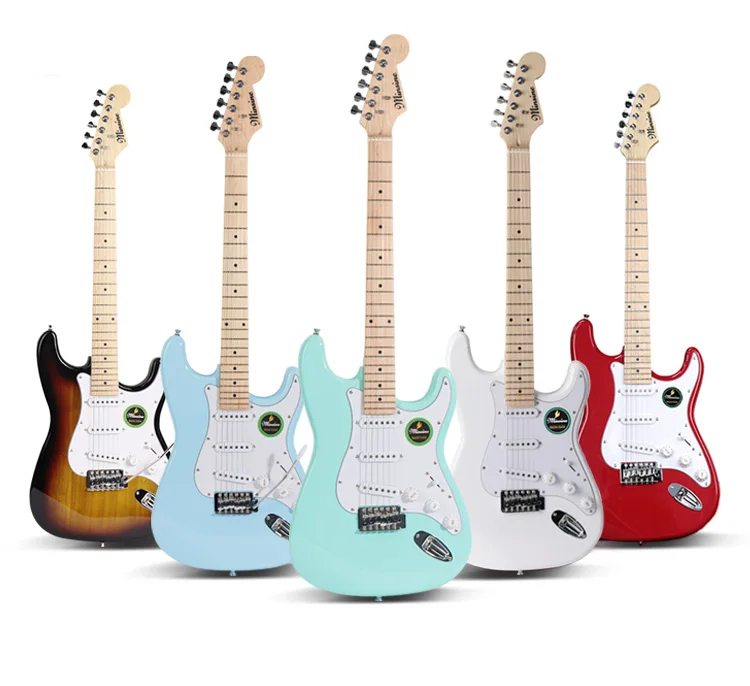 
Factory Price Full Size ST Electric Guitar High Quality OEM Made In China stringed instruments gitar guitars musical instruments 
