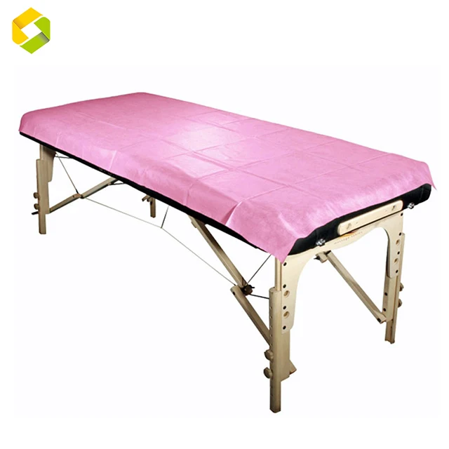 Wholesale non-woven fabric disposable massage PP bed sheet spa disposable sheet