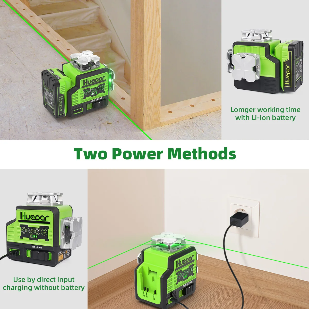 Pro Laser Level Products P03CG 3D Osram Automatic Leveling Rotary Laser Levels