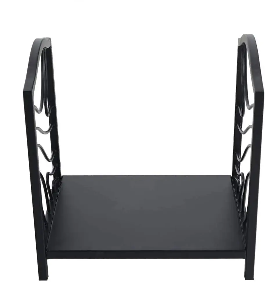 16 дюймов дровяная стеллаж для выставки товаров декоративный крытый/на открытом воздухе стали камин деревянный держатель для хранения кронштейны держатель