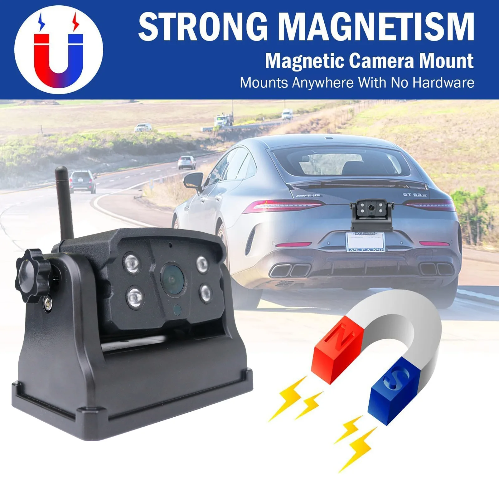 1080p Wireless Rearview Camera to for IOS Android Mobile Car Camera Wifi Reverse Infrared night vision Camera for car Truck