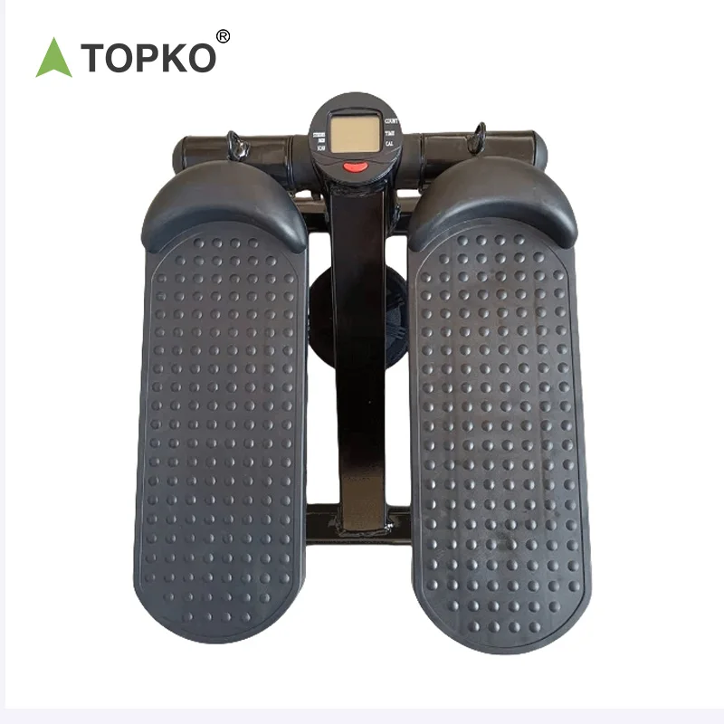 TOPKO popular home fitness aerobic mini stepper with elastic rope exercise machine