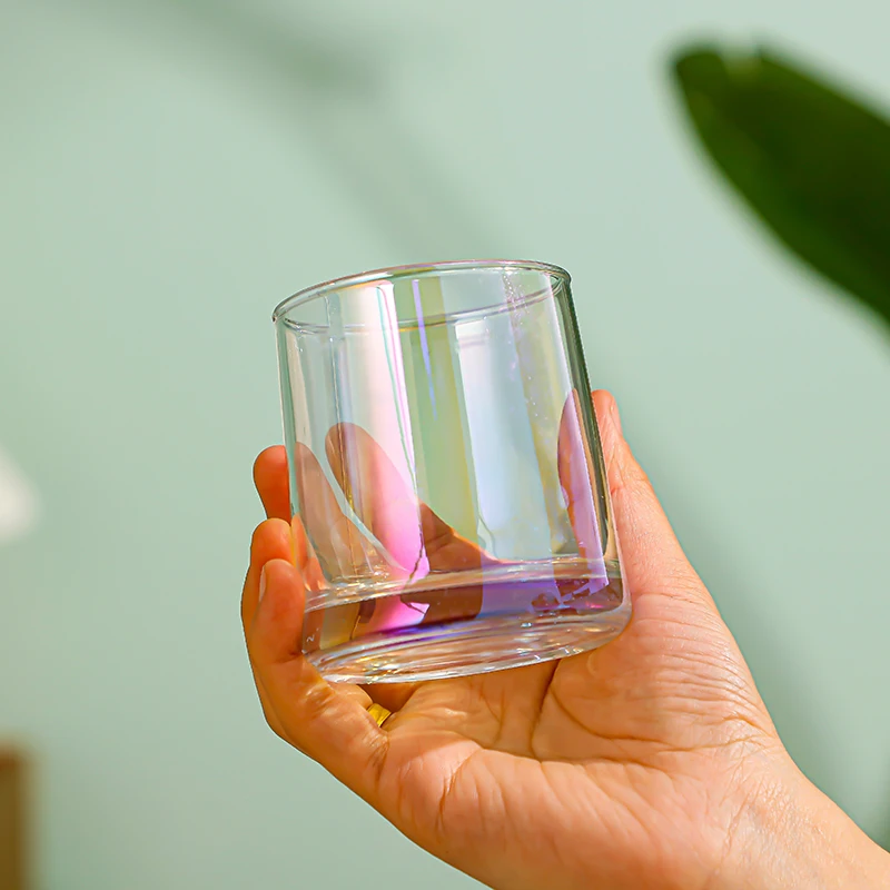 2023 New Arrival 250ml Clear Conical Glass Cup Empty Glass Water Cup