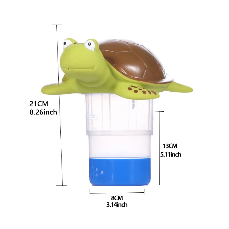 New Arrival Green Convenient Accuracy of placement Pool Floating Float Swimming Pool Chlorine Dispenser