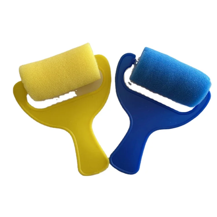 Technical Factory Proper Price  Sponge Paint Set Children Art Craft Foam Brush DIY Roller