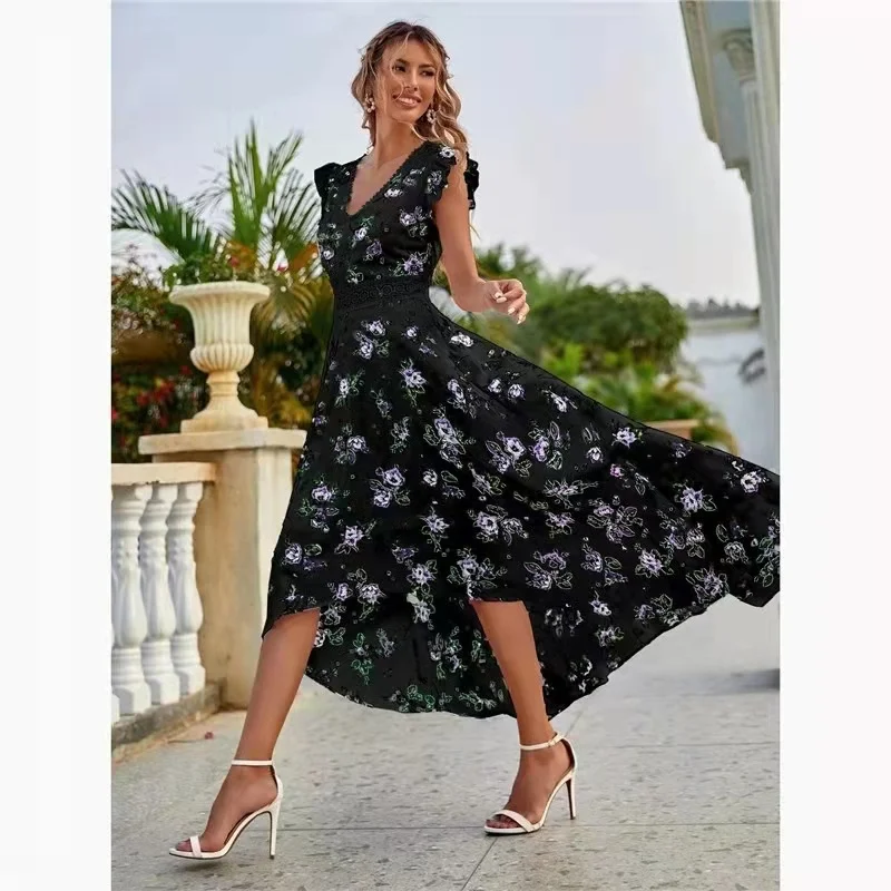 Sell High-Quality Good Price Womens Dresses Casual Summer Passion Bright And Clear Youth Clean Sexy Dress Women
