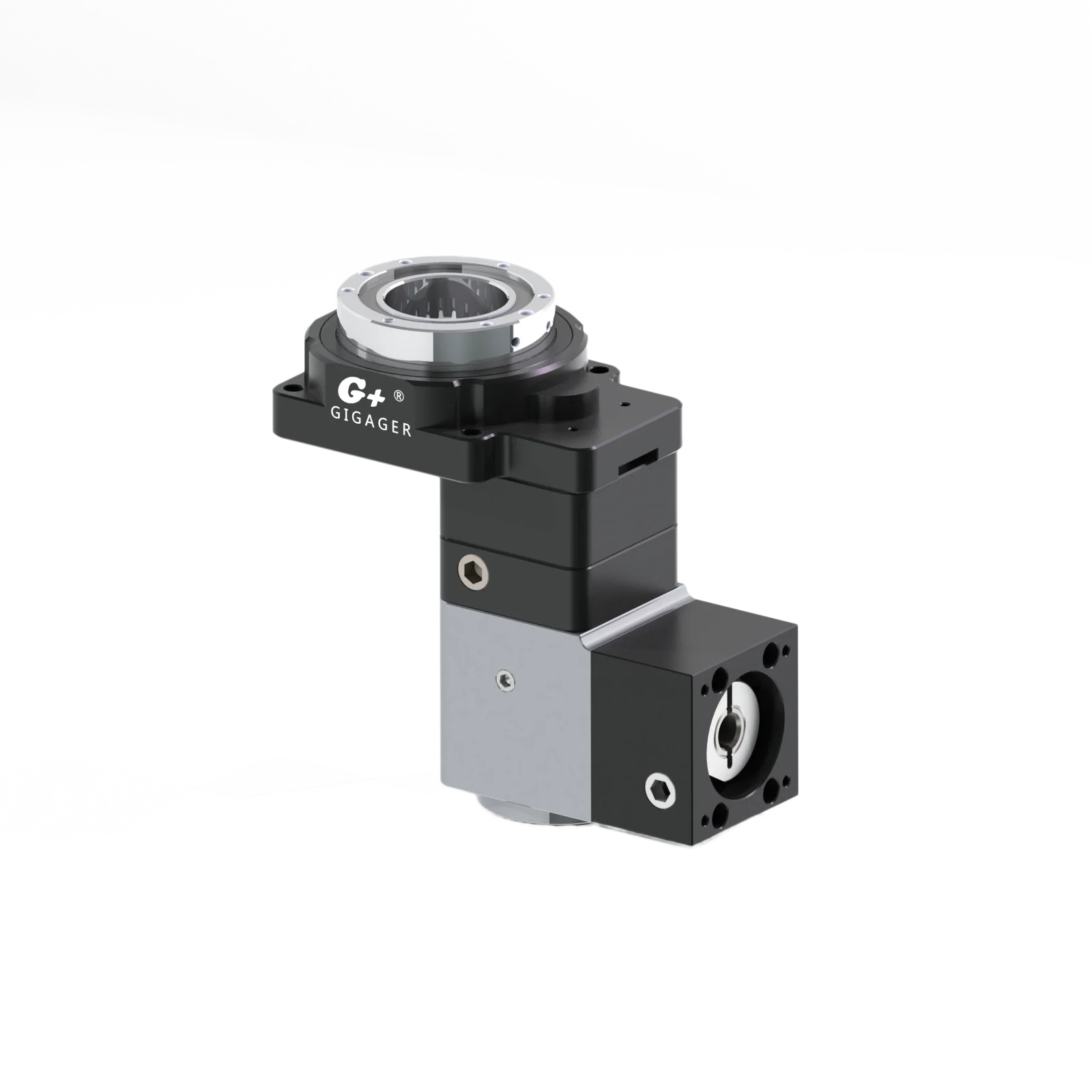 60MM  Nema 42 or 100W Servo Motor hollow Shaft Helical Gearbox GSN60 1:5  1:10  Rotary Table