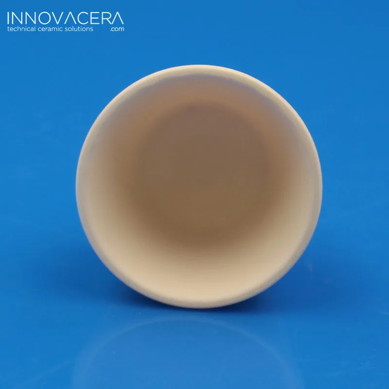 High Temperature 100ml 95 99 Ceramic Crucible Casting Alumina Ceramic Crucible Cup