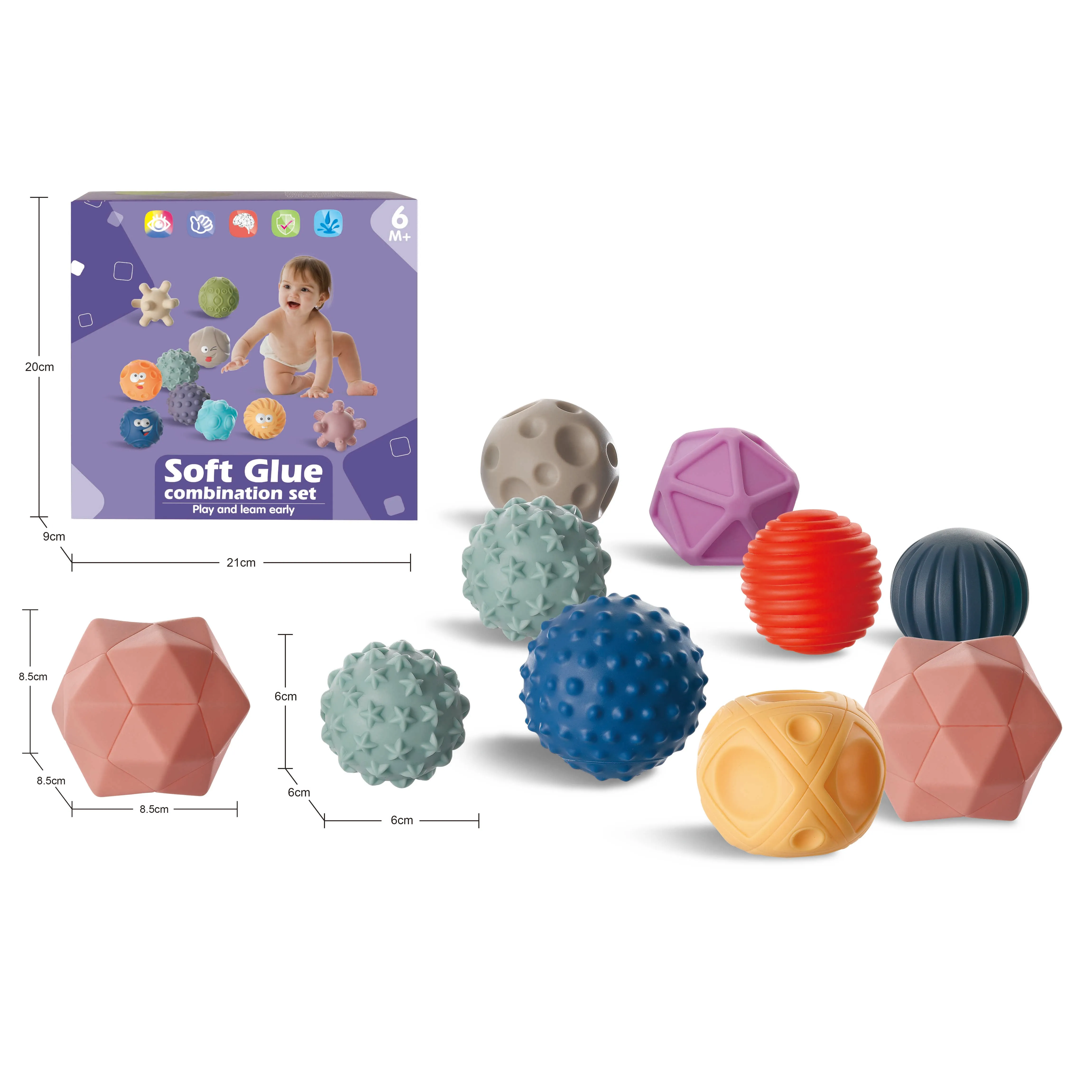 Лидер продаж, игрушки-антистресс, мяч для детей, игрушка для ванной, мячи, игрушки-Эспандеры