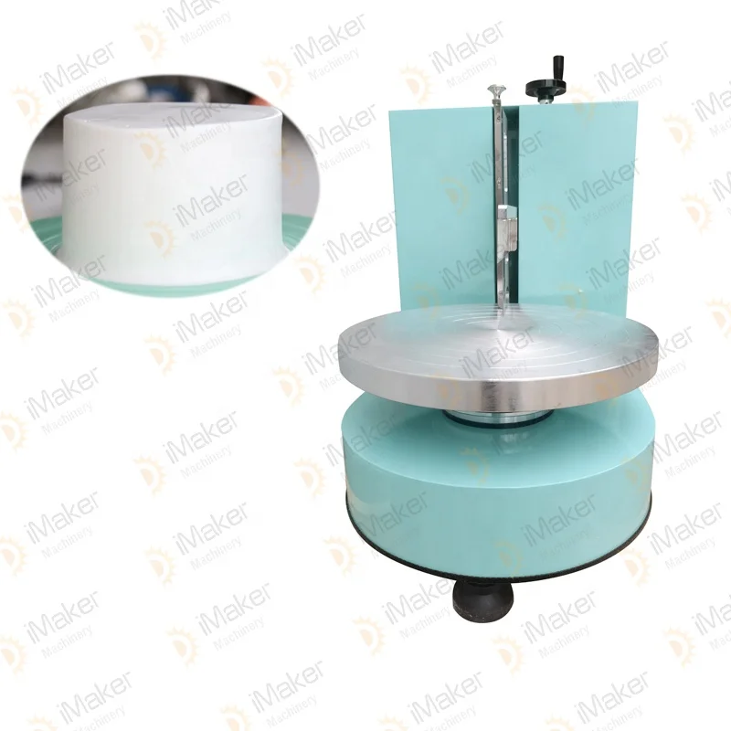 Original factory Automatic Commercial Round Shape Birthday Cake Frosting Machine cake icing decorating maker making machine